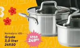 Bilka Gryde 3,0 liter tilbud