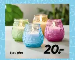 Bilka Lys i glas tilbud