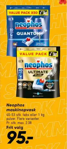 Bilka Neophos maskinopvask tilbud