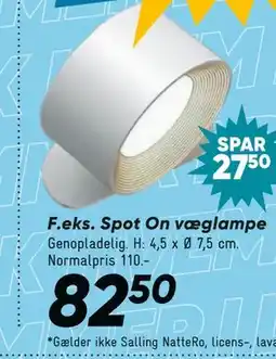 Bilka Spot On væglampe tilbud