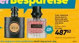 Bilka Valentino Donna born in Roma edp eller YSL black opium edp spray tilbud