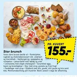 Bilka Stor brunch tilbud