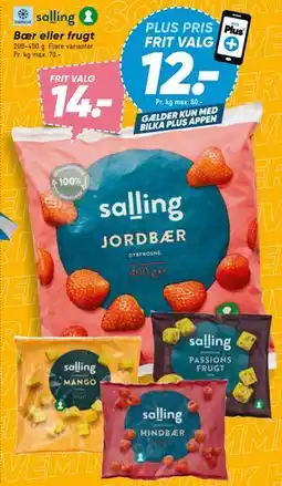 Bilka Bær eller frugt tilbud