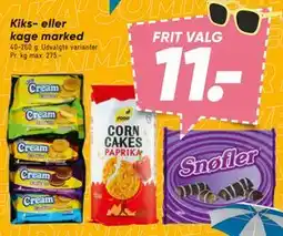 Bilka Kiks- eller kage marked tilbud