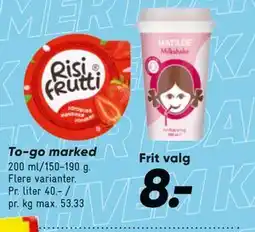 Bilka To-go marked tilbud