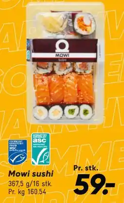 Bilka Mowi sushi tilbud
