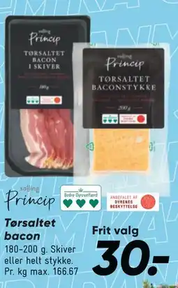 Bilka Tørsaltet bacon tilbud