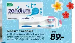 Bilka Zendium mundpleje tilbud