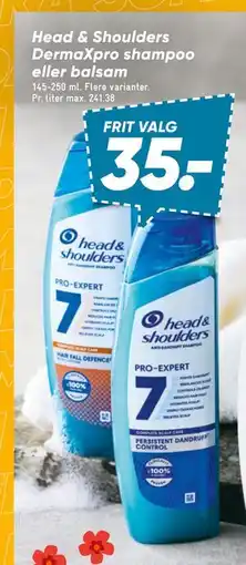 Bilka Head & Shoulders DermaXpro shampoo eller balsam tilbud