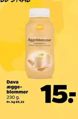 Netto Dava æggeblommer tilbud