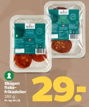 Netto Skagen fiskefrikadeller tilbud