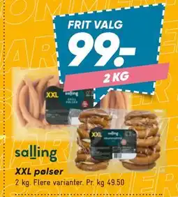 Bilka XXL pølser tilbud