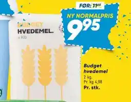 Bilka Budget hvedemel tilbud