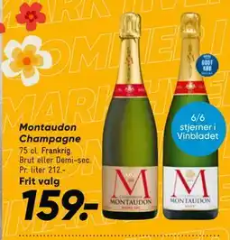Bilka Montaudon Champagne tilbud