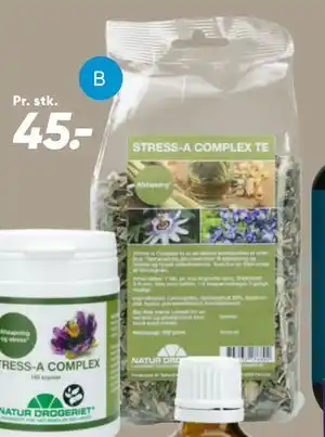 Bilka Natur drogeriet Stress-a te tilbud