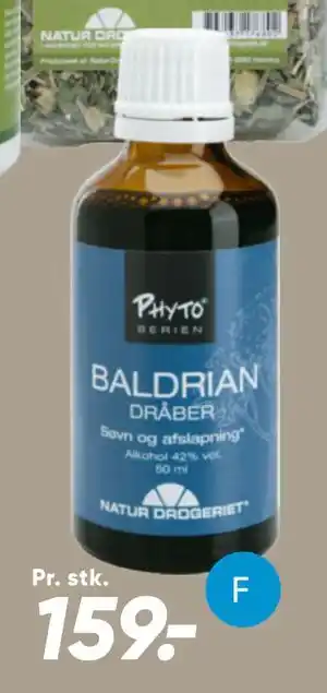 Bilka Natur drogeriet baldrian dråber tilbud