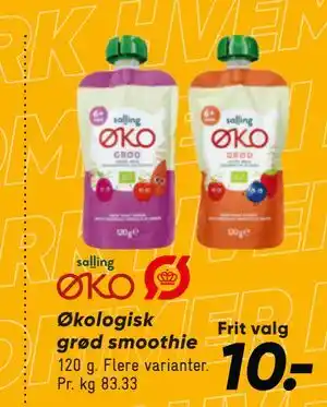 Bilka Økologisk grød smoothie tilbud