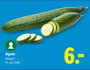 Lidl Agurk tilbud