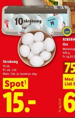 Lidl Skrabeæg tilbud