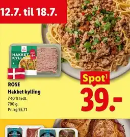Lidl ROSE Hakket kylling tilbud