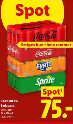 Lidl CARLSBERG Sodavand tilbud
