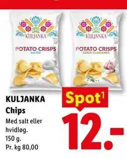 Lidl KULJANKA Chips tilbud