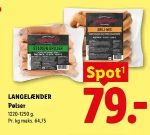 LANGELÆNDER Pølser