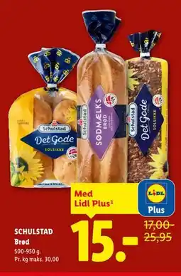 Lidl SCHULSTAD Brød, App-pris tilbud