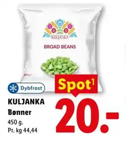 Lidl KULJANKA Bønner tilbud
