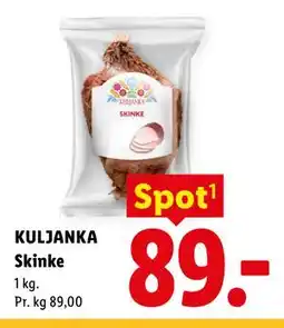 Lidl KULJANKA Skinke tilbud