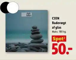Lidl CIEN Badevægt af glas tilbud