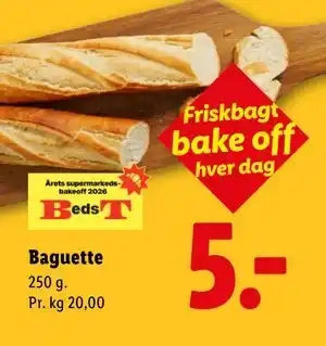 Lidl Baguette tilbud