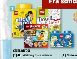 Lidl CRELANDO Aktivitetsbog tilbud