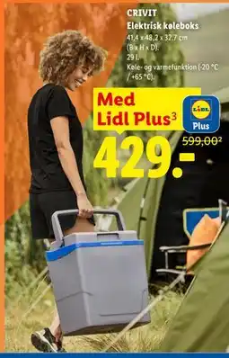 Lidl CRIVIT Elektrisk køleboks, App-pris tilbud