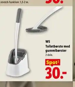 Lidl W5 Toiletbørste med gummibørster tilbud
