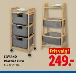 Lidl LIVARNO Reol med kurve tilbud