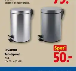 Lidl LIVARNO Toiletspand tilbud