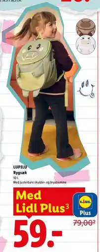 Lidl LUPILU Rygsæk, App-pris tilbud