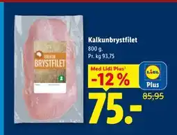 Lidl Kalkunbrystfilet, App-pris tilbud