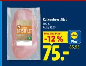 Lidl Kalkunbrystfilet, App-pris tilbud