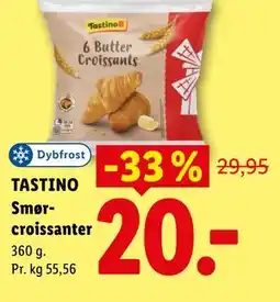 Lidl TASTINO Smørcroissanter tilbud