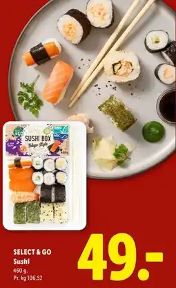 Lidl SELECT & GO Sushi tilbud