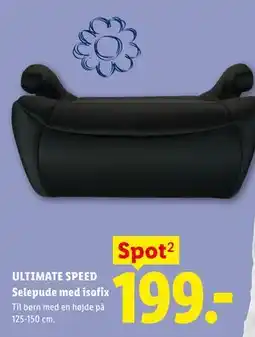 Lidl ULTIMATE SPEED Selepude med isofix tilbud