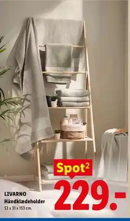 Lidl LIVARNO Håndklædeholder tilbud