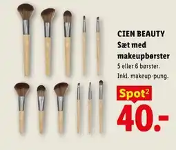 Lidl CIEN BEAUTY Sæt med makeupbørster tilbud