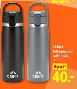 Lidl CRIVIT Drikkedunk af rustfrit stål tilbud