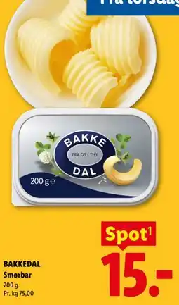 Lidl BAKKEDAL Smørbar tilbud