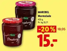 Lidl MARIBEL Marmelade tilbud