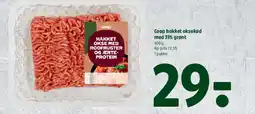 Coop 365 Coop hakket oksekød med 35% grønt tilbud