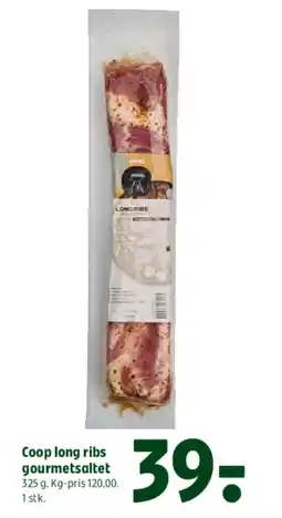Coop 365 Coop long ribs gourmetsaltet tilbud